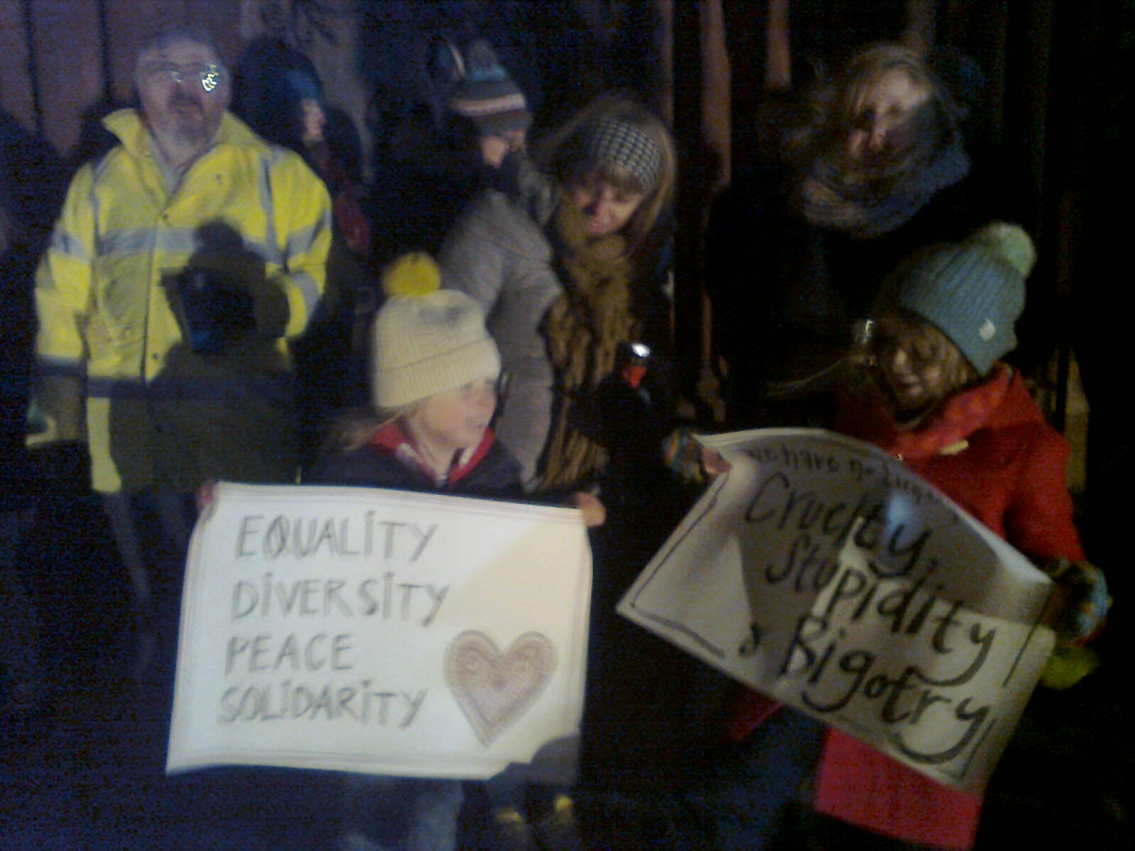 Orkney Folk Protest Against Trump’s Racism