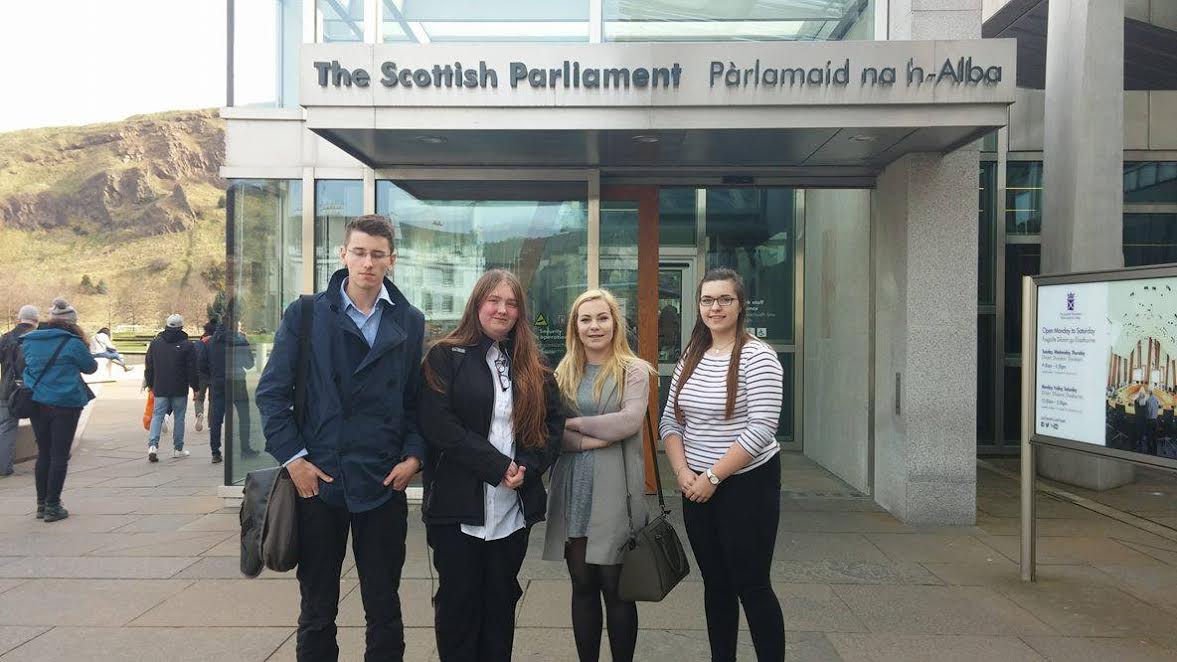 Orkney Students Debate in the Scottish Parliament