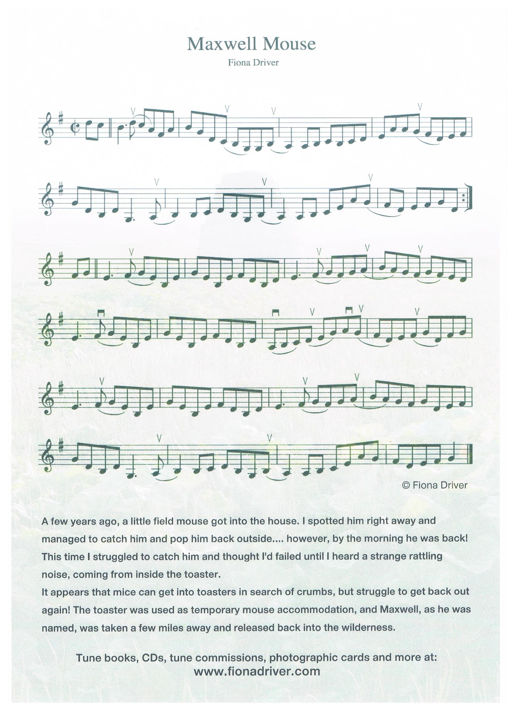 A Tune & A Tale: Maxwell Mouse