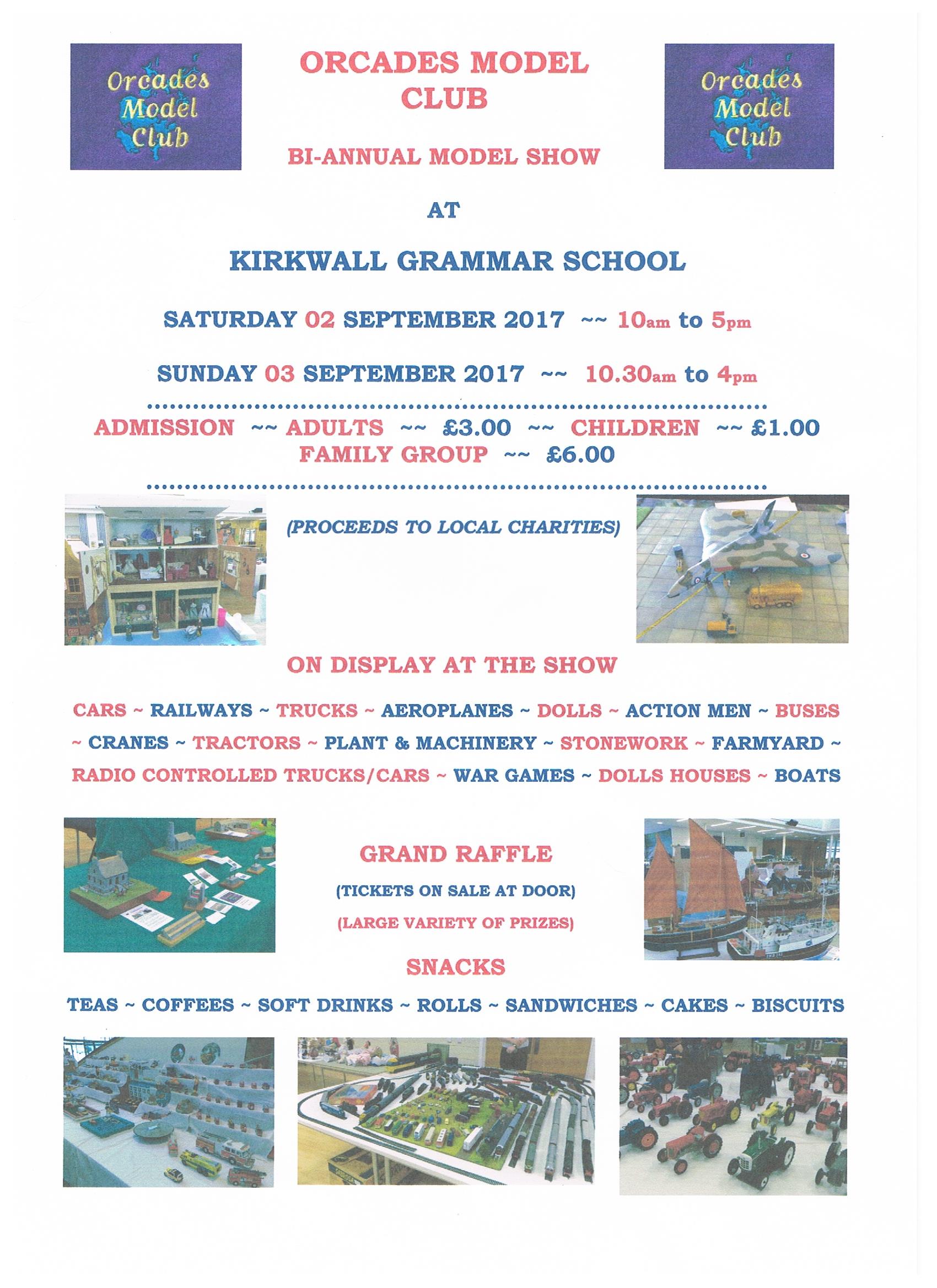 Orcades Model Club Bi-Annual Show