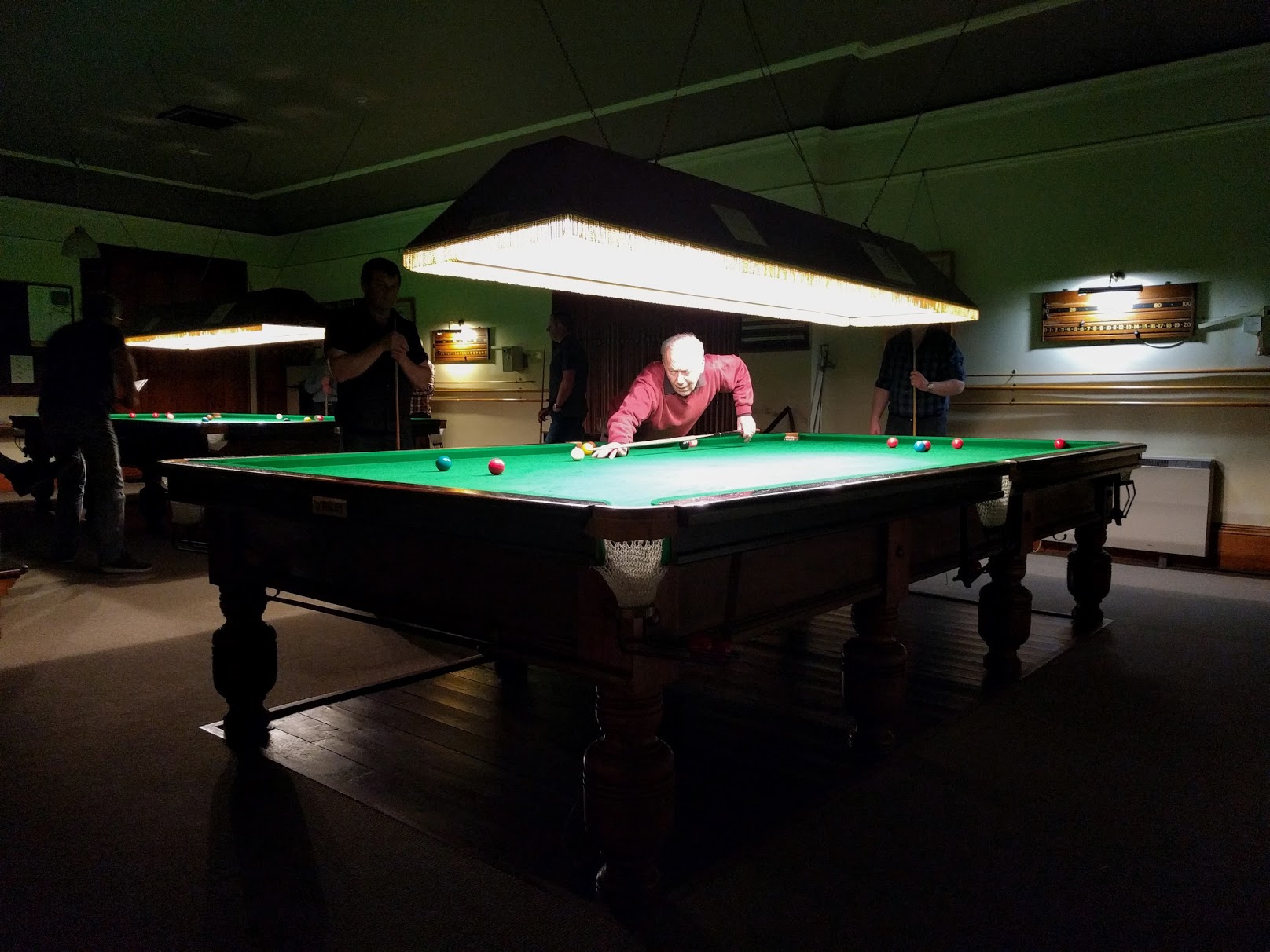 2017 American snooker with Roger Robson, the Orkney Club