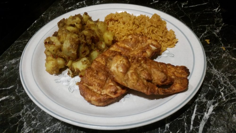 Helen’s Home Cooking: Grilled Indian Chicken with Bombay Potatoes