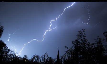 Global Warming and Lightning Strikes