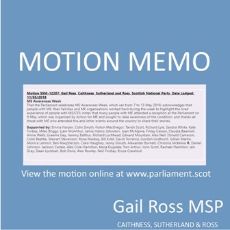 MSP Holds Event to Raise Awareness of M.E.