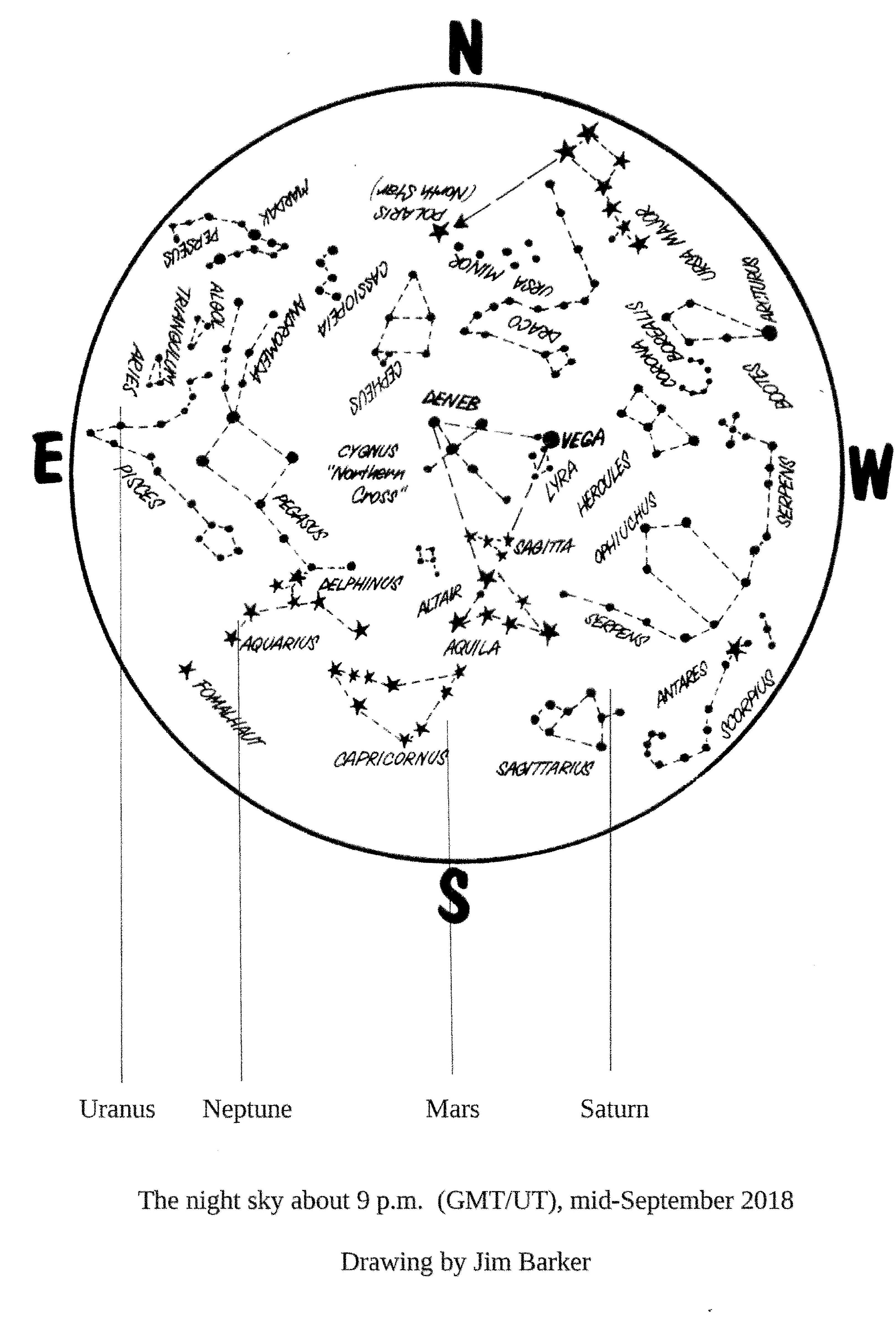 Astronomy:The Sky Above You – September 2018