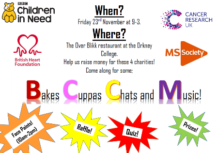 Bakes, Cuppas, Chats and Music !
