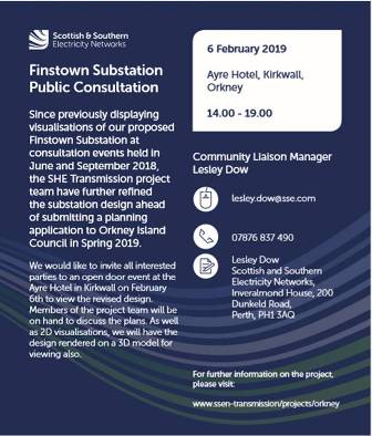 SSEN: Finstown Substation Event