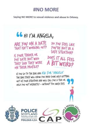 Saying no more to sexual violence and abuse in Orkney #AskForAngelaOrkney