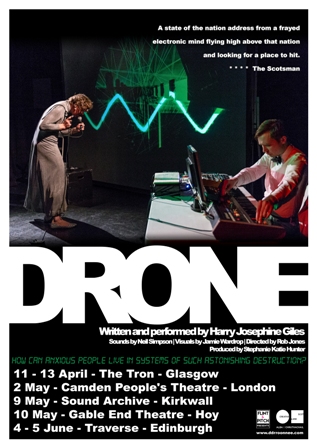 Drone:”A live jam of sound, visuals and poetry”