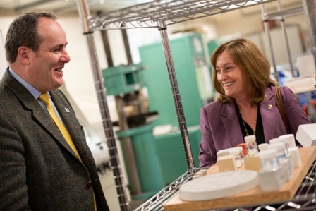 Carbon capture and conversion technology on show at Aberdeen University