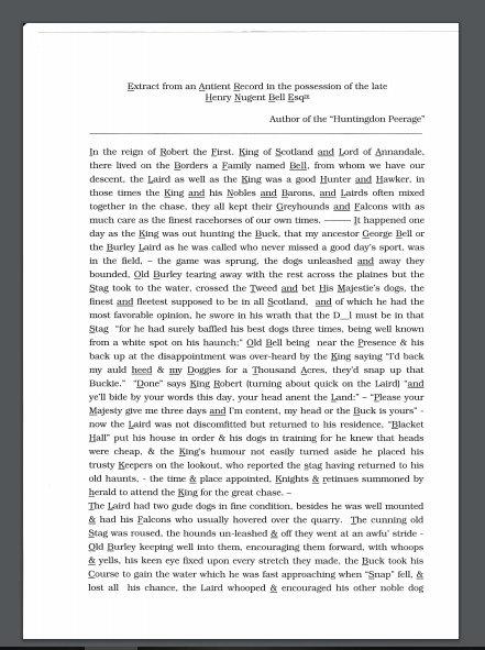 A Tale of Bannockburn