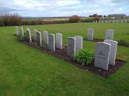 German graves in Lyness cemetery