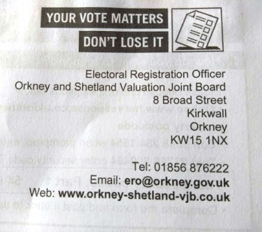 Are You Registered to Vote ?