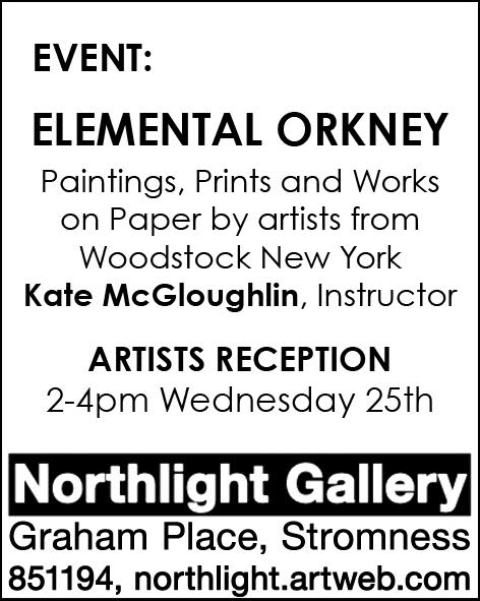 Elemental Orkney at The Northlight Studio