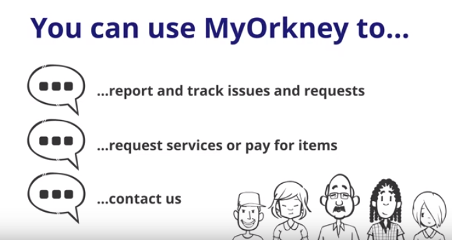 MyOrkney for Online Communications With OIC