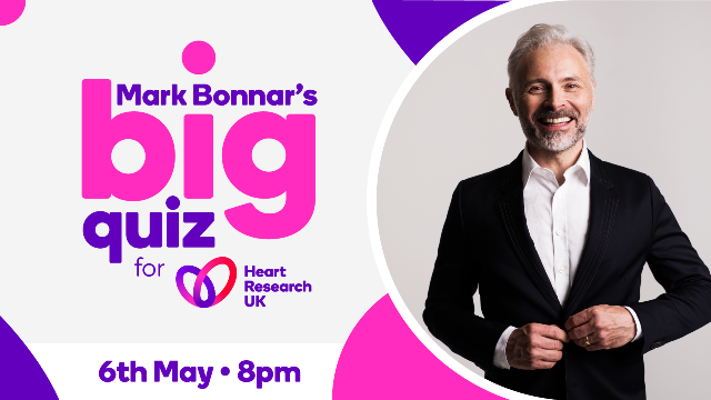 Charity Online Quiz for Heart Research UK