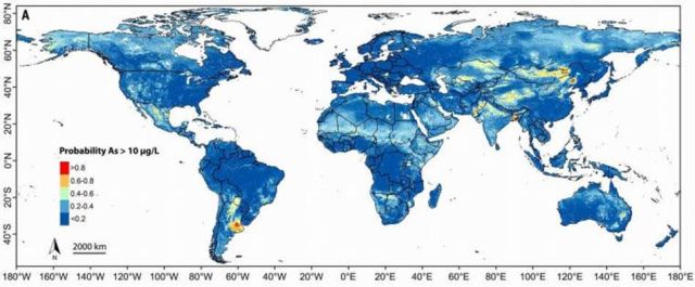 Arsenic hazard on a global scale