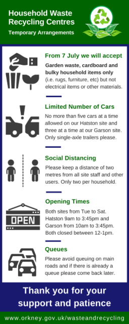 Update to Recycling in Orkney