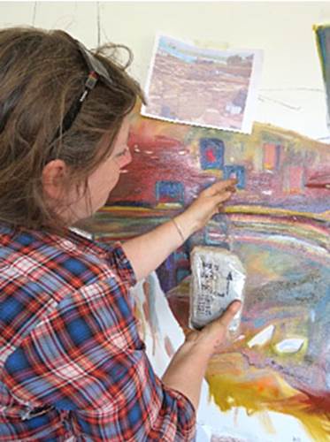 From the Art Hut – a large expression of colour