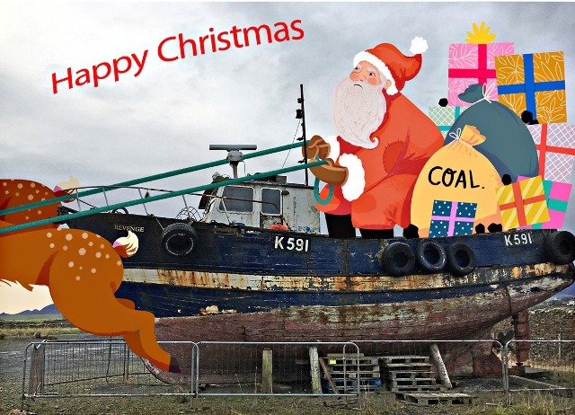 In the Christmas Windows of the Northlight Gallery