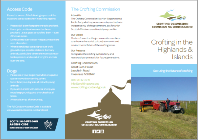 Crofters Encourage Responsible Tourism