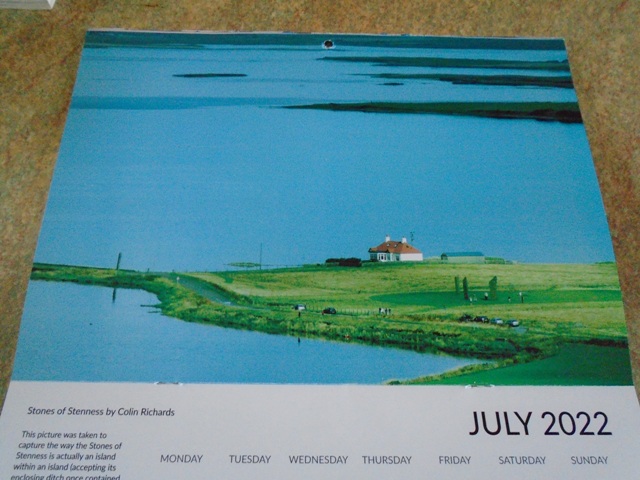 OAS Calendar – July – Stones & Water