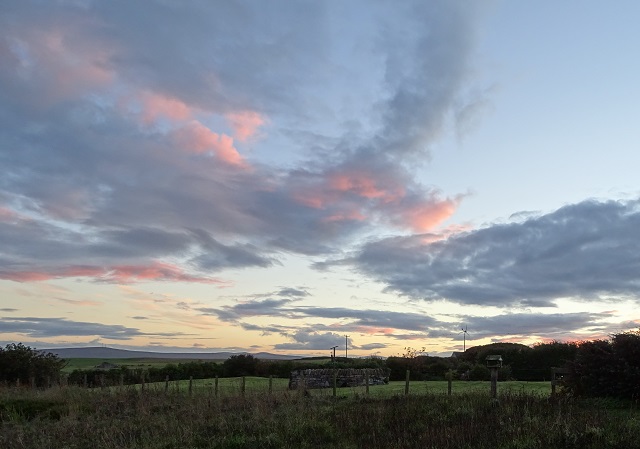 Weather Forecast: Dry start then cloudy with occasional rain. Strengthening southerly winds.