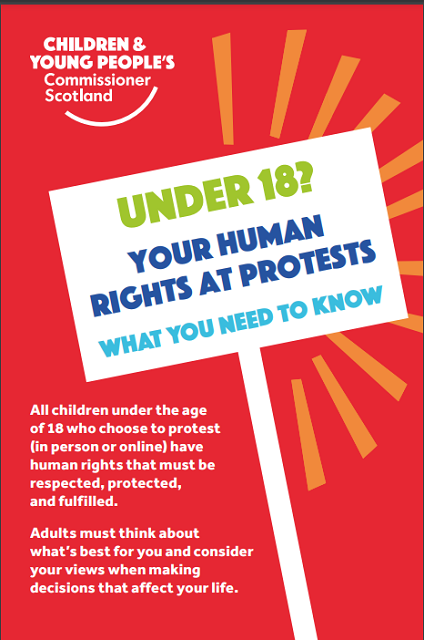 Under 18? Your Human Rights at Protests #COP26
