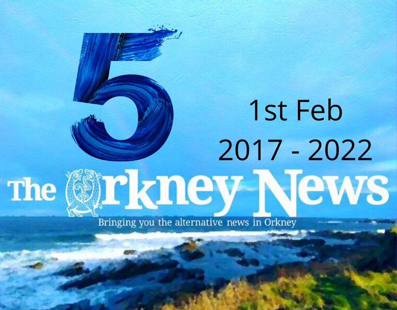 YAY The Orkney News is 5