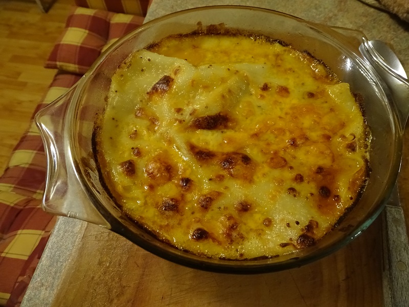 Lasagne With Lentil & Cider Sauce