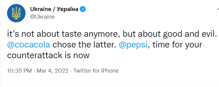 ‘Taste the Feeling’ ? Coca Cola’s Russian Trade Continues