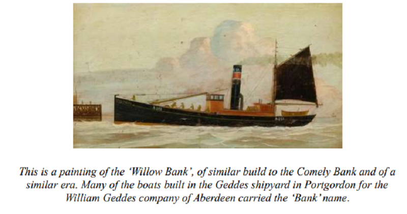 The wreck of the ‘Comely Bank’