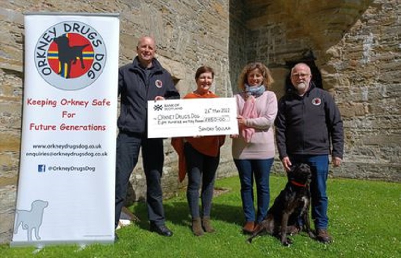 Sanday Soulka Raises £850 For Orkney Drugs Dog