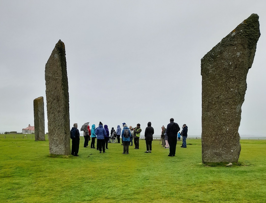 the Standing stones of Stenness part of what was a Neolithic ring of massive stones