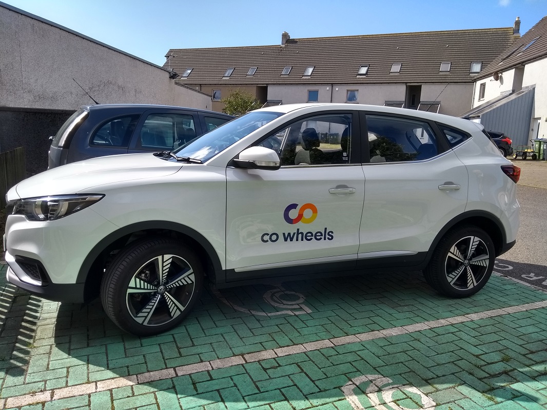 The MGZSEV : Orkney Co-Wheels Car Club