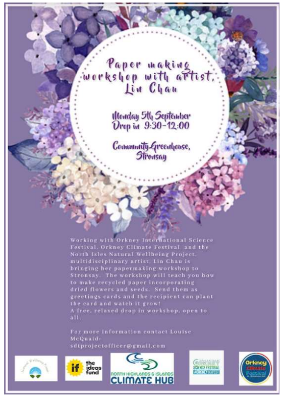 Paper Making Workshop Stronsay