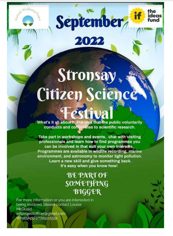 Citizen Science Festival Events: Stronsay