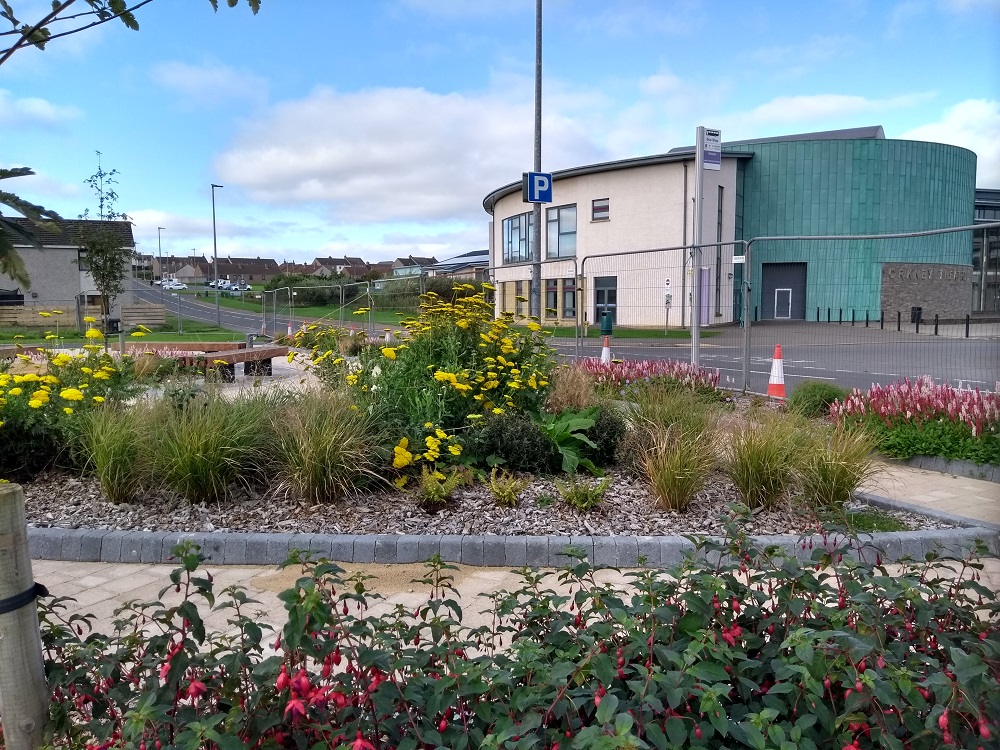 Planting at Papdale Park