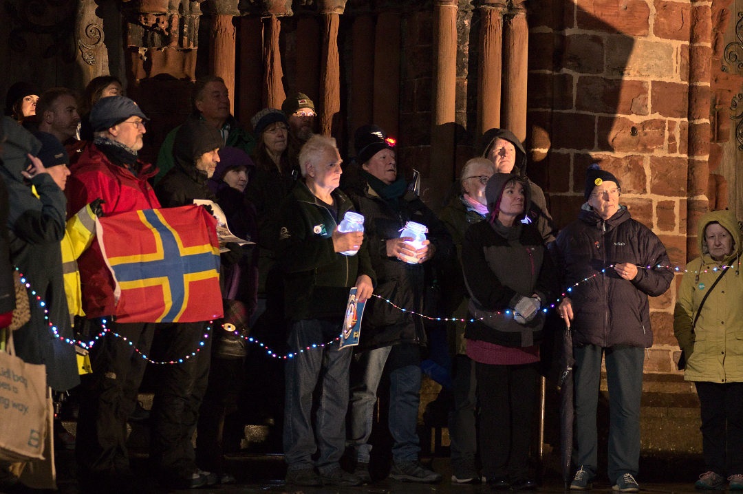 Rain Did Not Dampen Resolve At Orkney’s #TimeforScotland Event