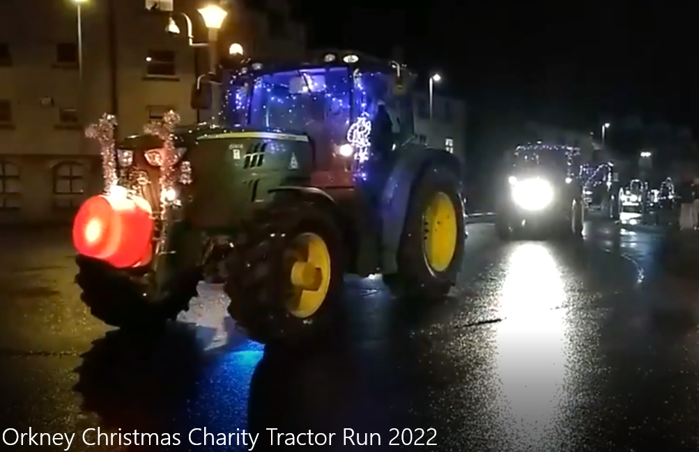 Looking Forward to Orkney’s #Christmas Tractor Run