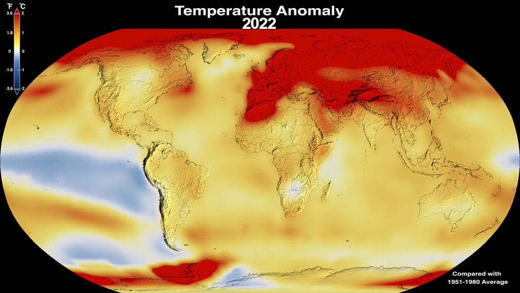 Earth’s Long Term Warming Trend