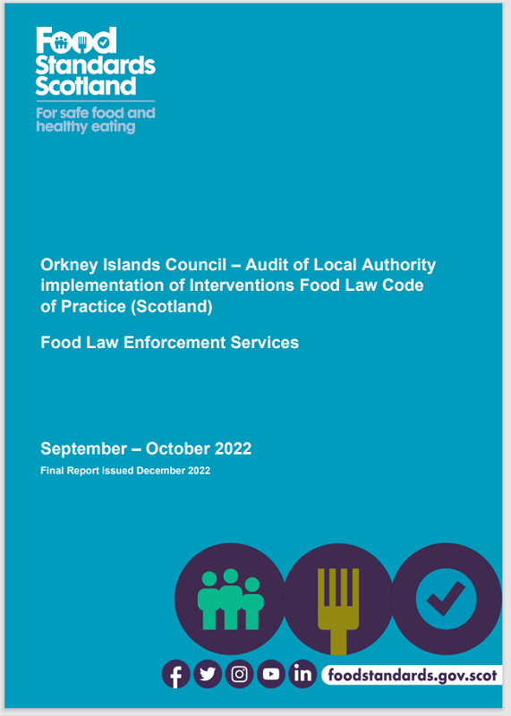 Review of Registration of Food Businesses in Orkney