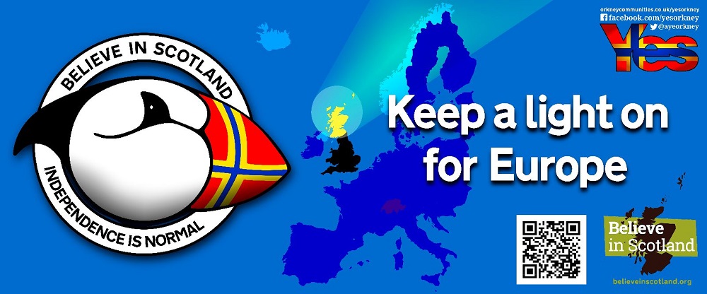 ‘Keep a light on for Europe’ Orkney Vigil