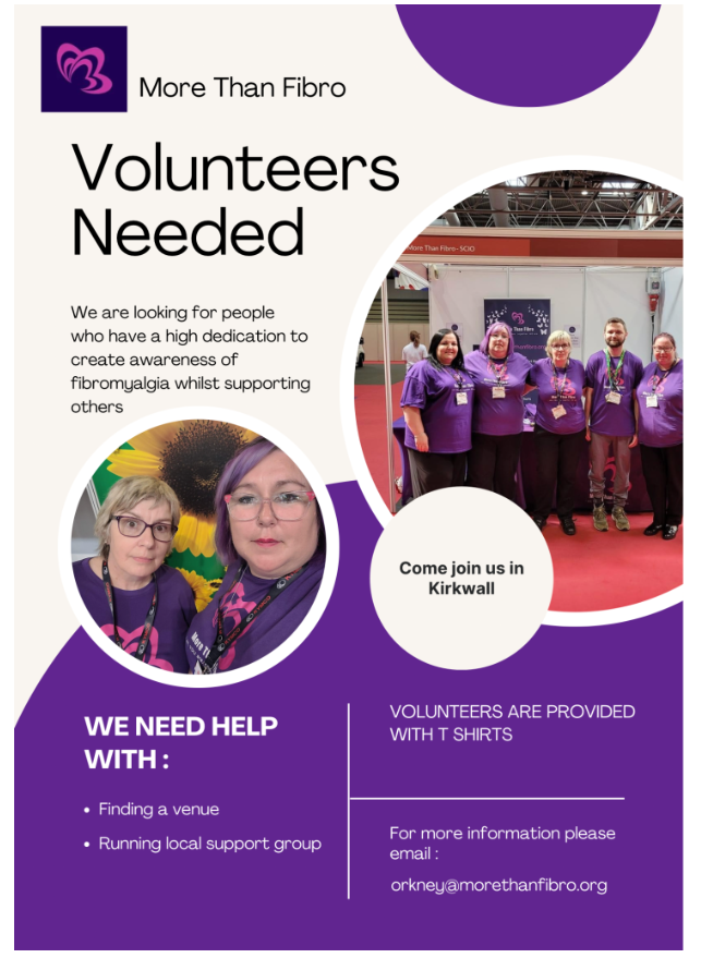 poster for More than Fibro with images of some of the people involved as well as basic information about it