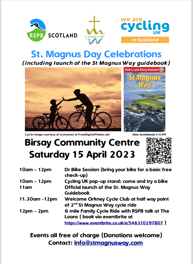 Exciting St Magnus Way Events 15/16 April