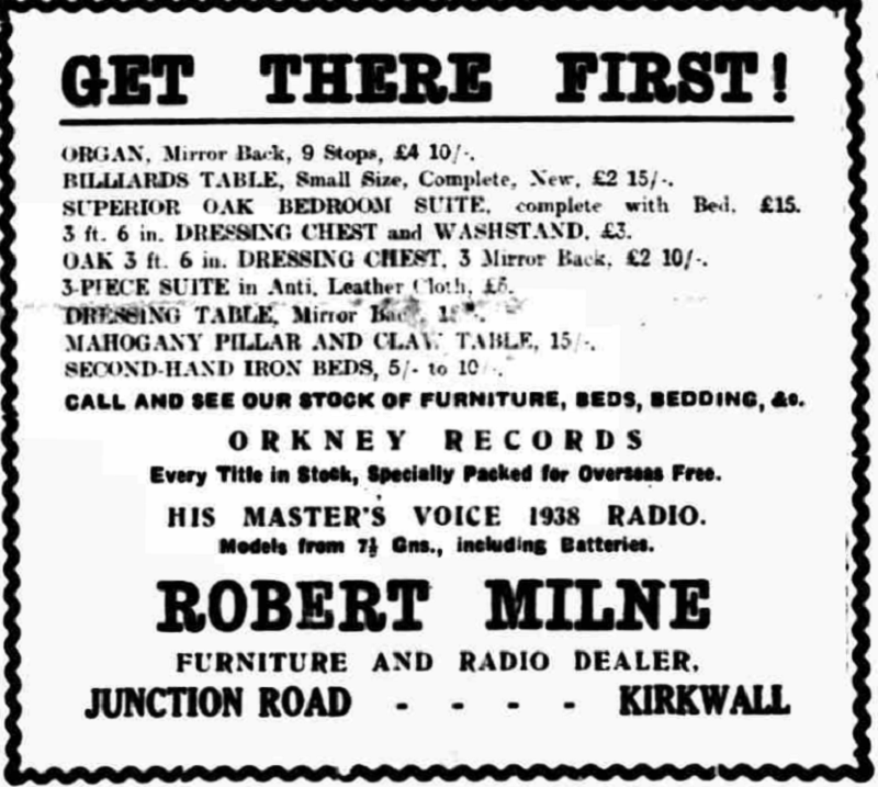 Orkney’s Music Pioneers: Robert Milne