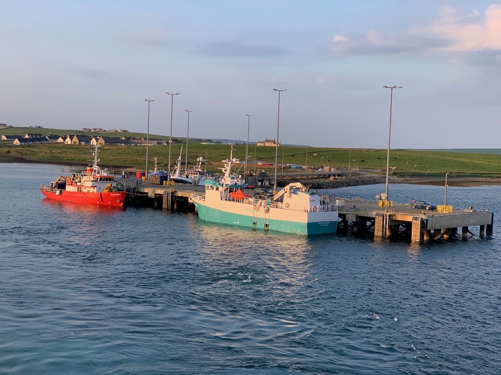 Stromness Harbour by Mirran Hall