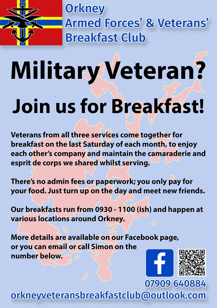 Military Veteran? Join us for breakfast