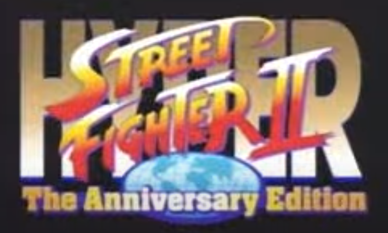 title screen for Street Fighter II Anniversary edition