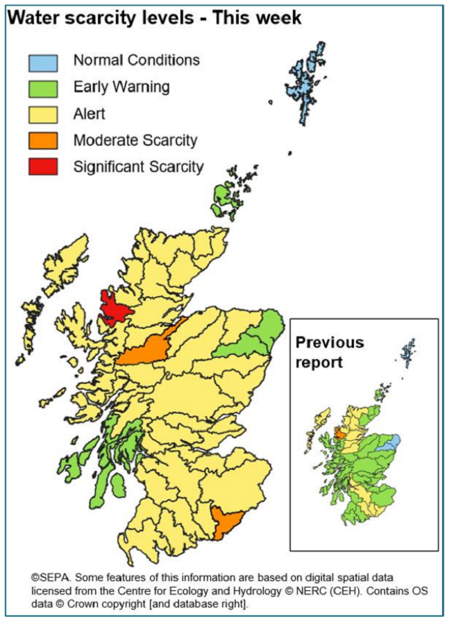Increasing Water Scarcity in Scotland